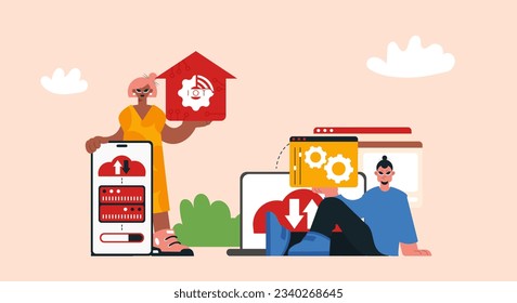 Representation of the IOT Alter and Back Bunch, Locks in Solid Organize and Supporting Creative Headways for a More sharp Future.