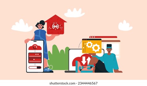 Representation of the IOT Alter and Back Bunch, Locks in Solid Organize and Supporting Creative Headways for a More sharp Future.