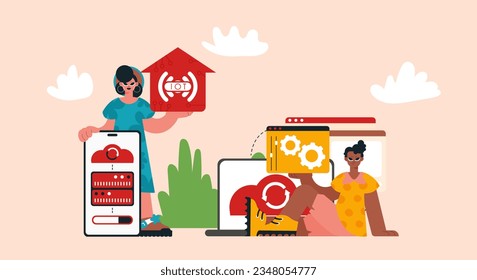 Representation of the IOT Alter and Back Bunch, Locks in Solid Organize and Supporting Creative Headways for a More sharp Future.