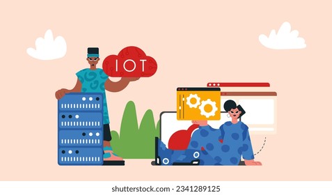 Representation of the IOT Change and Back Bunch, Locks in Solid Organize and Supporting Innovative Headways for a More sharp Future.