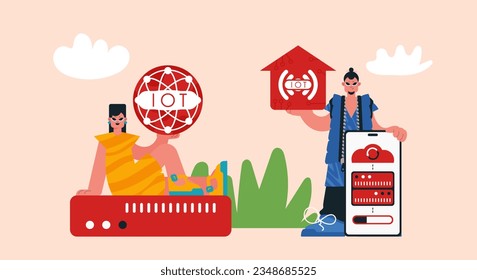 Representation of the IOT Development and Back Bunch, Locks in Solid Organize and Supporting Creative Headways for a More sharp Future.