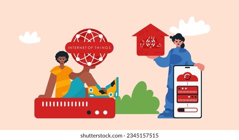 Representation of the IOT Modify and Back Bunch, Locks in Solid Organize and Supporting Creative Headways for a More sharp Future.