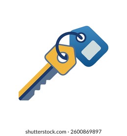 A representation of a key for property management.