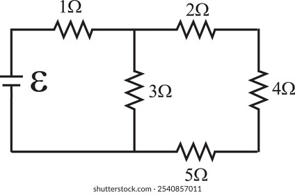 Representation of a mixed association of resistors.