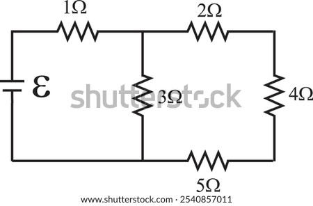 Representation of a mixed association of resistors.