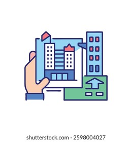 A representation of planning for urban areas.