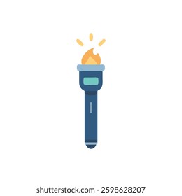 A representation of a torch for construction sites.