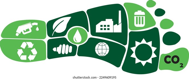 representative image of human carbon footprint