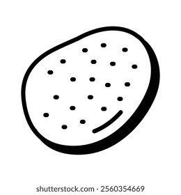 For representing cooked meals and everyday recipe use this potato icon