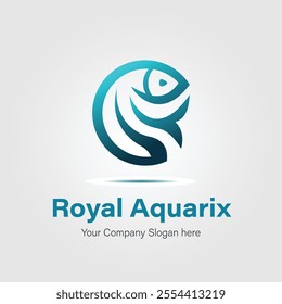 Representing freshness and quality by this Royal Aquarix Logo