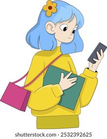 representing the simplicity and convenience of shopping through mobile apps