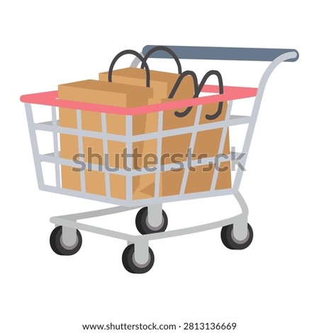 Representing successful retail purchases and enjoyable shopping experiences for commercial promotions. Ideal for ecommerce platforms, supermarket advertising, seasonal campaigns, websites, presentations, flyers, catalogs, and marketing materials.