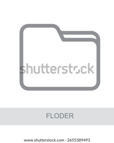 Represents a digital directory used to store files or documents.