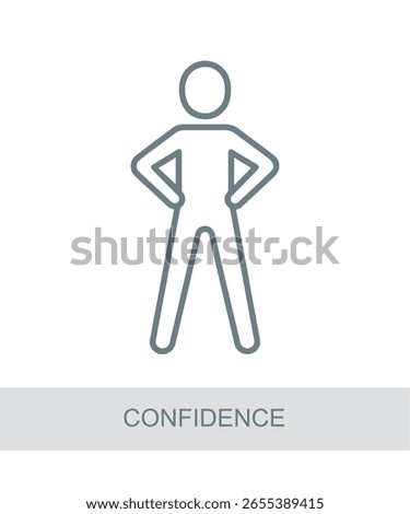 Represents self-assurance and belief in one�s abilities.
