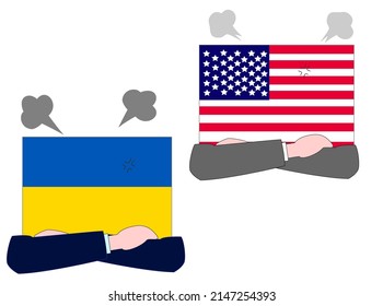 It represents the state of diplomacy between Ukraine and the United States.