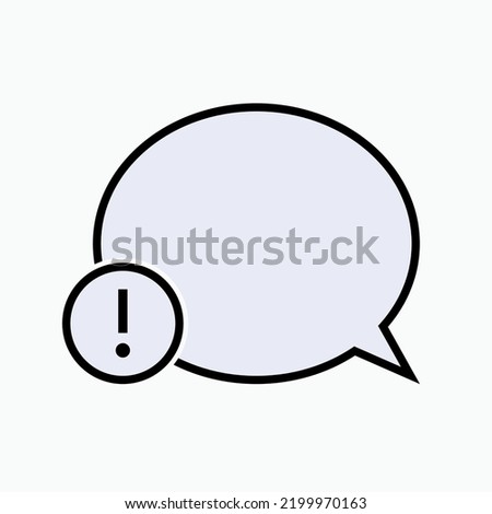 Reprimand Icon. Correction Symbol - Vector.  