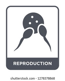 reproduction icon vector on white background, reproduction trendy filled icons from Chemistry collection, reproduction vector illustration