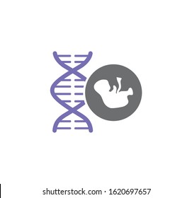 Reproduction related icon on background for graphic and web design. Creative illustration concept symbol for web or mobile app.