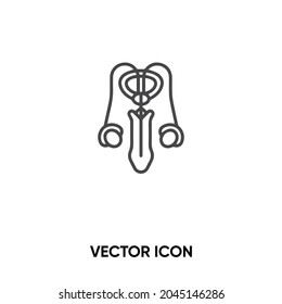 Reproductive system vector icon. Modern, simple flat vector illustration for website or mobile app.Man reproductive system symbol, logo illustration. Pixel perfect vector graphics