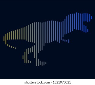 Reptieplian vector icon. Animal symbol- Vectorgrafik. Vector line image isolated. Reptiles.