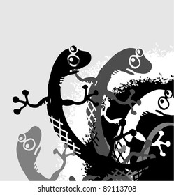 Reptile abstract