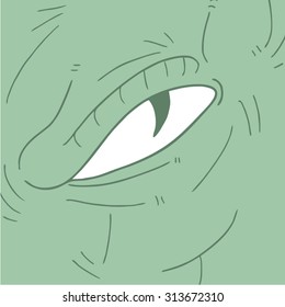 reptile eye