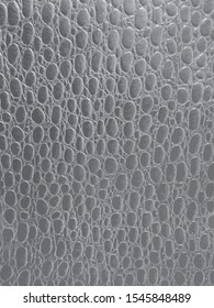 Reptile leather - skin with scales and wrinkles monochrome vector overlay texture pattern