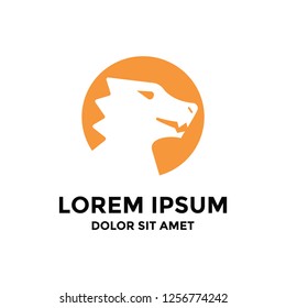 Reptile Monster Logo Design