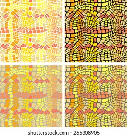 Reptile skin seamless pattern