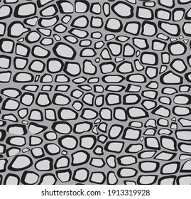 Reptile skin seamless pattern. Animal print background. 