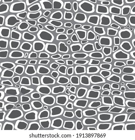 Reptile skin seamless pattern. Animal print background. 