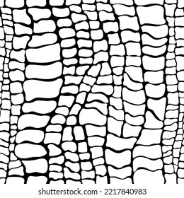 Reptile skin seamless pattern. Surface design for textile, fabric, wallpaper, wrapping, gift wrap, paper, scrapbook and packaging. Vector illustration 