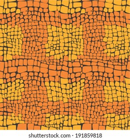 Reptile skin seamless vector pattern