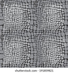 Reptile skin seamless vector pattern