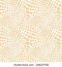 Reptile skin seamless vector pattern