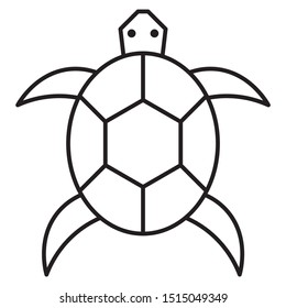 Reptile Turtle Vector Icon Design for Web Apps