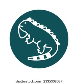 Reptile Vector icon which can easily modify or edit

