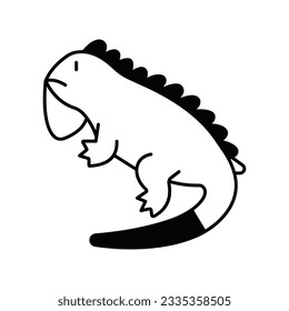 Reptile Vector icon which can easily modify or edit

