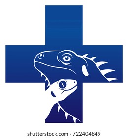 Reptile veterinary icon