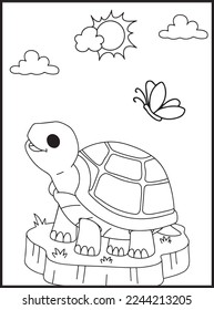 Reptiles Coloring Pages for kids