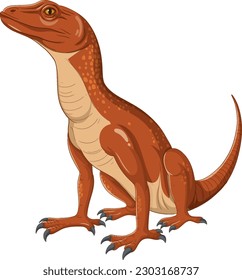 A reptilian creature resembling a dinosaur illustration