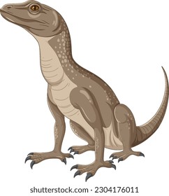 A reptilian creature resembling a dinosaur illustration
