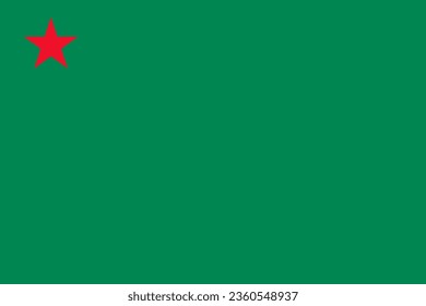 Republic of Benin flag vector icon