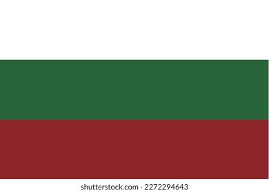 Republic of Bulgaria national flag
vector illustration