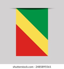 Republic of the Congo Banner Flag Vector Illustration