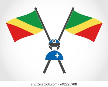 Republic of Congo Emblem Doctor Surgery