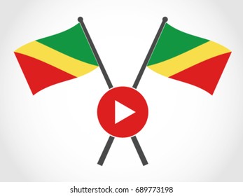 Republic of Congo Emblem Video Stream