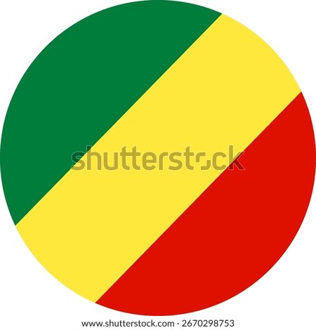 republic of the congo flag illustrator country flags round symbol nation  circular flags