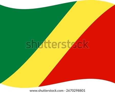 republic of the congo flag illustrator country flags symbol nation waving icon