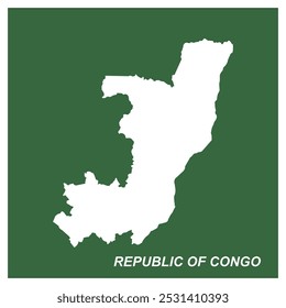 republic of the congo map icon vector illustration design
